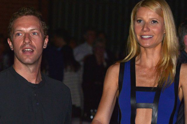 Chris Martin and Gwyneth Paltrow in January 2014